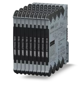 JUMO dTRANS S08 xx - 신호 및 절연 컨버터(6mm,방폭형, 레일타입, ATEX, IECEx, DNV/GL인증)