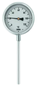 Bimetaliczne termometry wskazówkowe - Przemysłowe termometry tarczowe