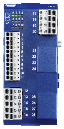 Multi-channel controller module for JUMO automation system