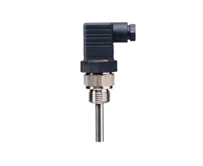 Sonda de temperatura RTD para roscar - Con conector según DIN EN 175301