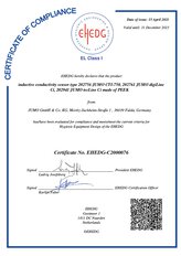 EHEDG-сертификат Проводимость