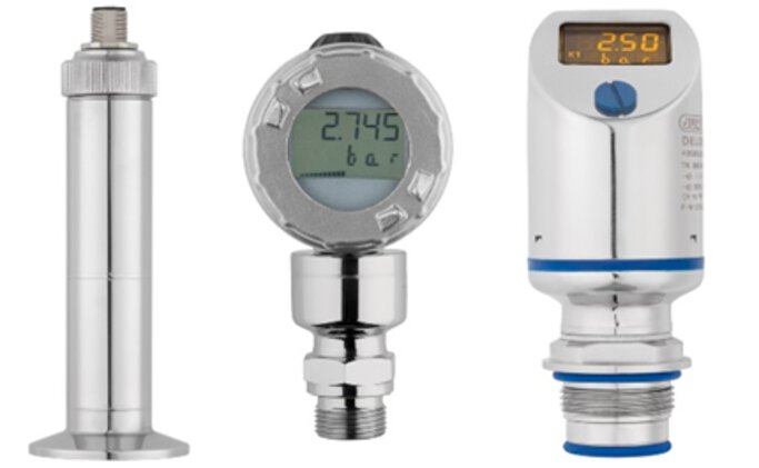 Pressure transmitters in hygienic design