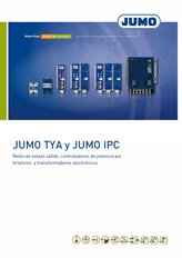 JUMO TYA y JUMO IPC Relés de estado sólido, controladores de potencia por tiristores y transformadores electrónicos