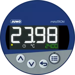 JUMO miro TRON - Termostato elettronico con funzione opzionale di controllore PID a due stati