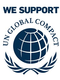 Graphic We Support UN Global Compact