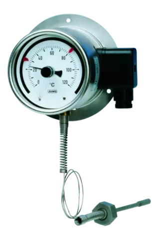 Zeigerkontaktthermometer - zur Temperaturregelung