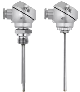 JUMO HEATtemp - Screw-in RTD temperature probe for heat meters with terminal head for direct mounting (type DL)