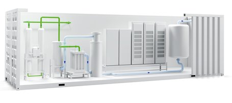 Sensor technology, automation, and evaluation from a single source for the electrolyzer