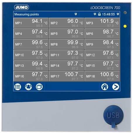 LOGOSCREEN 700 electronic recorder