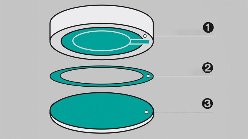 Structure of a capacitive pressure sensor