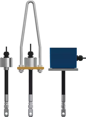 Multipoint temperature probe - For temperature measurement in grain silos