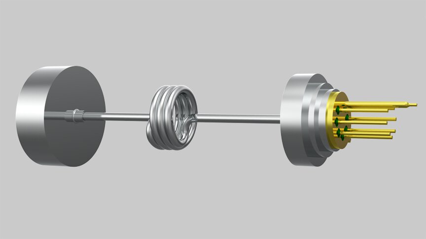 Messystem zur Druckmessung in einem Medium von bis zu 200 °C