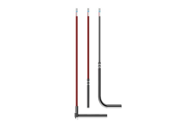 Plug-in resistance temperature sensor with connecting cable (902150)