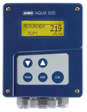 JUMO AQUIS 500 CR - Trasmettitore e controller per conducibilità