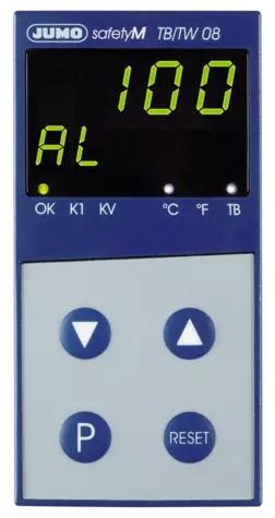 JUMO safetyM TB / TW 08 - Temperaturbegränsare, -övervakning enligt DIN EN 14597