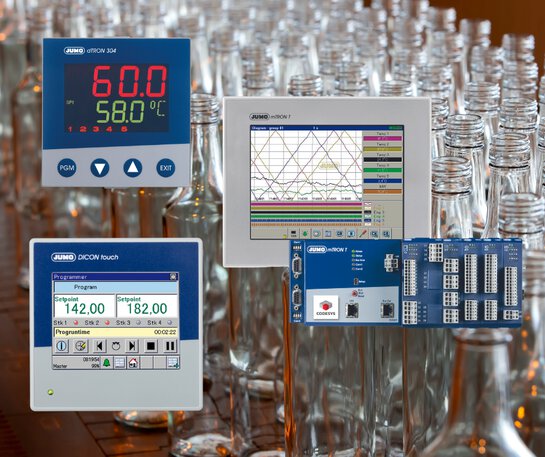Control systems for glass factories