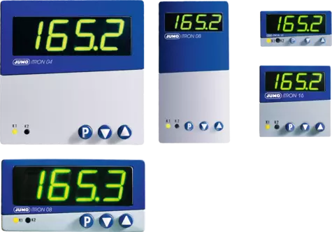 JUMO iTRON - Kompaktowy regulator temperatury PID do montażu panelowego