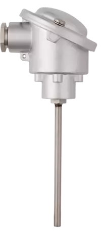 JUMO Etemp B - Push-in RTD temperature probe with terminal head (form B) for standard applications