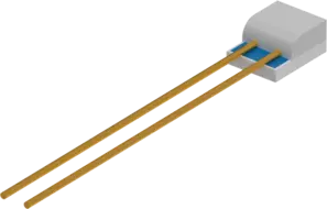 Platina-chip-temperatuursensoren PCWR-M-AuNi - met aansluitdraden conform DIN EN IEC 60751