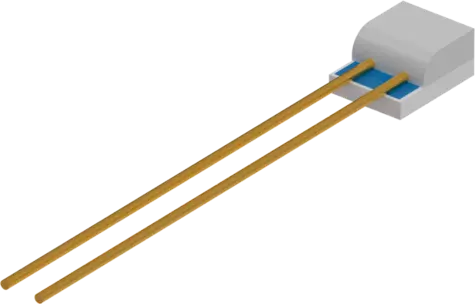 Platinum-chip temperature sensors PCWR-M-AuNi - with connection wires according to DIN EN IEC 60751