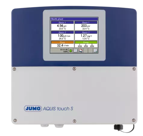 JUMO AQUIS touch S - Modulær flerkanals måleenhet (væskeanalyse)