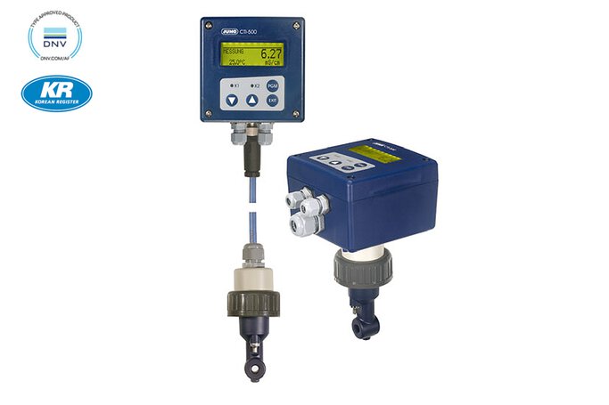 Inductive conductivity transmitter with switching contacts JUMO CTI-500 (202755)