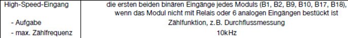 Technische Daten (Auszug Typenblatt 706581):