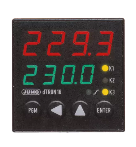 JUMO dTRON 16 - Regulator temperatury PID mikroprocesowy