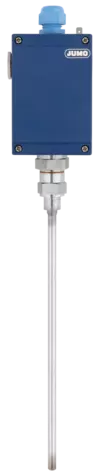 Surface-mounting simple or double thermostat, type AMTX-Ex - Surface-mounted double/single thermostats (thermowell/capillary)