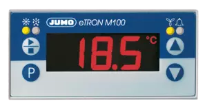 JUMO eTRON M100 - Elektroniczny sterownik chłodniczy dwukanałowy