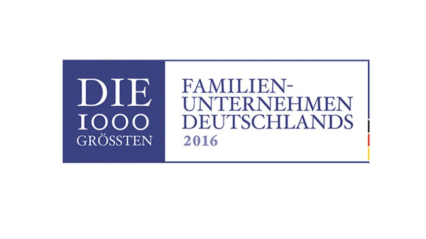 De 1.000 største familievirksomheder i Tyskland 2016 Logo