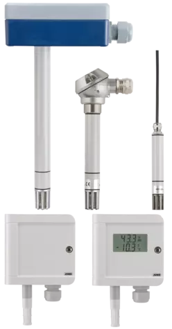 Hygro transducer and hygrothermal transducer (capacitive) - For applications in the air-conditioning sector
