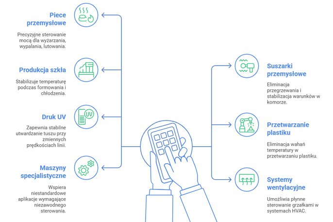 Industrial applications of thyristor power controllers