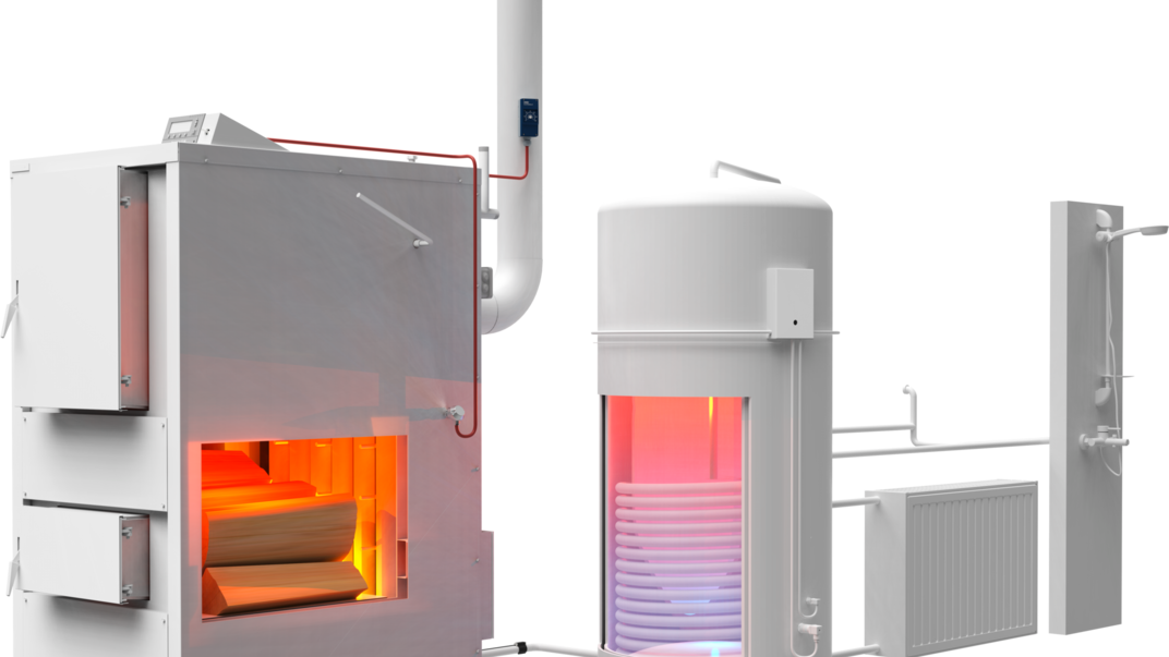 Solid fuel boiler