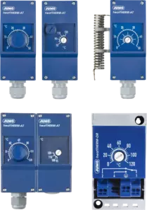 JUMO heatTHERM-AT a DR - Termostat pro vnější montáž