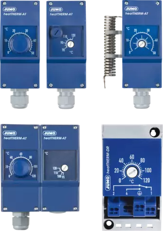 JUMO heatTHERM-AT and DR - Surface-mounted thermostat