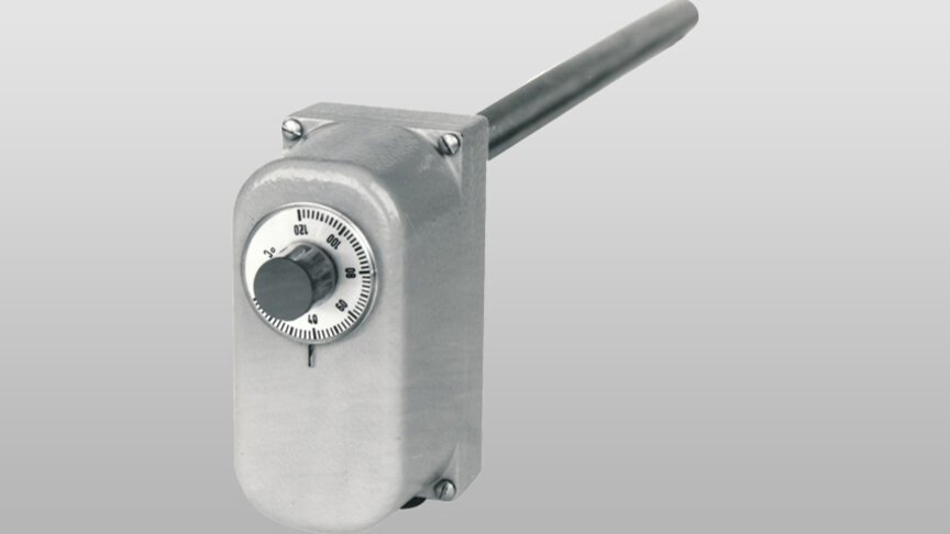Rod thermostat with microswitch from JUMO