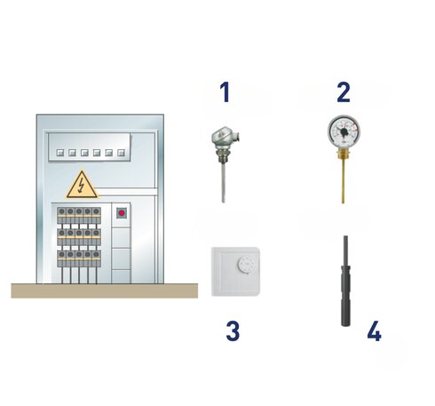 Temperature and humidity sensors for transformer stations