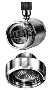 Membranowy separator ciśnienia z przyłączem mleczarskim wg DIN 11851