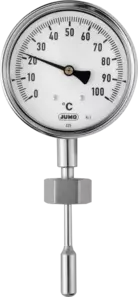 Termometr bimetaliczny - Uniwersalne termometry tarczowe z kapilarą