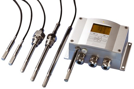 Transmisores de humedad y temperatura JUMO para aplicaciones industriales