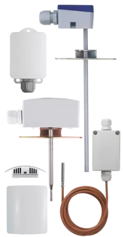 RTD temperature probes - for indoors, walls, and outside