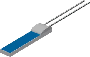 Platin-Chip-Temperatursensoren PCW-H-Pd - mit Anschlussdrähten nach DIN EN IEC 60751