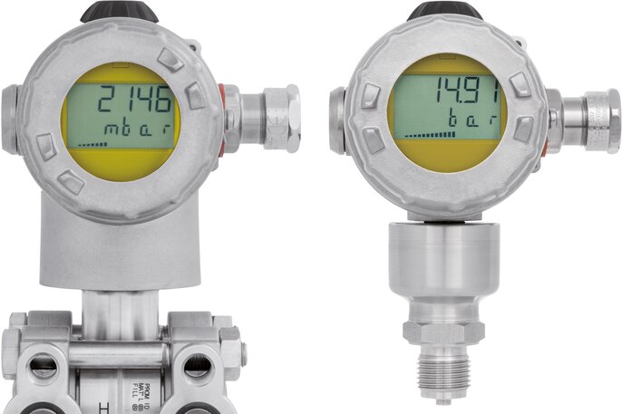 Differential pressure transmitter with display JUMO dTRANS p20 DELTA (403022)