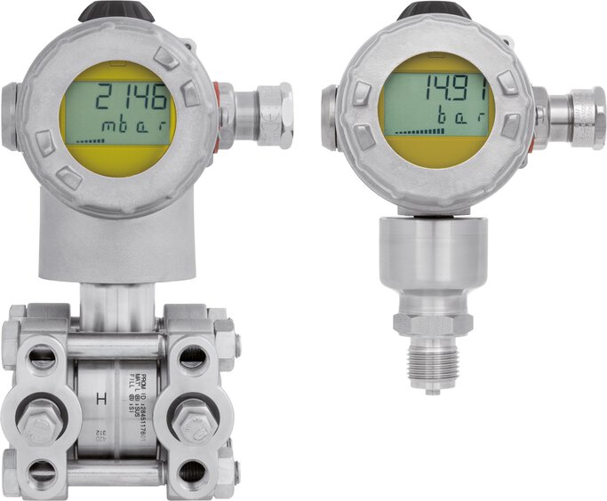 Pressure transmitter in fireproof housing