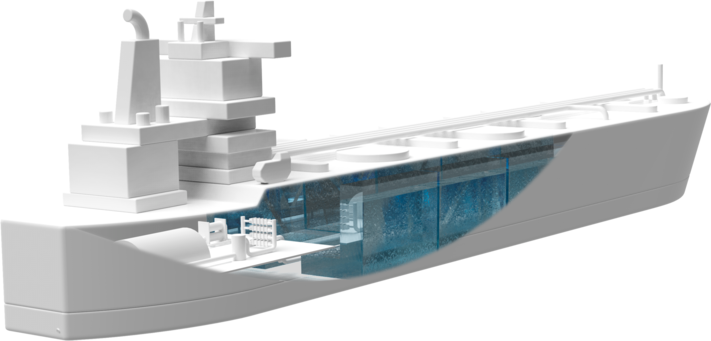 Level measurement in ballast water tanks in the shipping industry