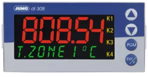 JUMO di 308 - Elektroniczny wskaźnik cyfrowy do montażu panelowego