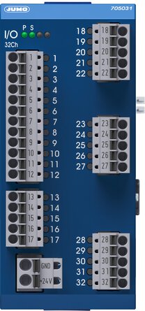 Digitaleingangs- und -ausgangsmodul 32-Kanal für JUMO variTRON Automatisierungs­system