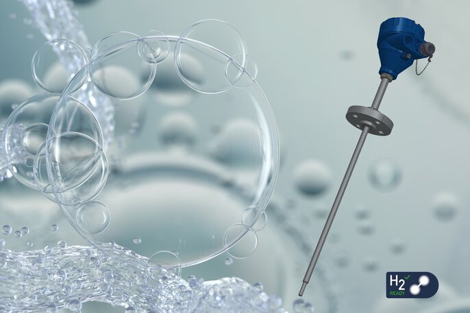 Cryogene temperatuursensor van JUMO met H2-ready keur geschikt voor waterstoftoepassingen