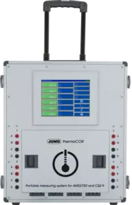 JUMO thermoCOR - Sistema de medición portátil para AMS2750 y CQI-9